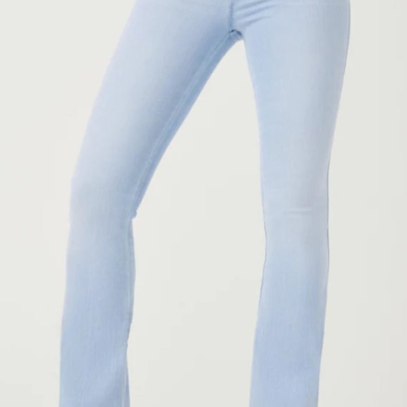 Spanx Flare Jeans, Light Wash - Picture 3 of 6